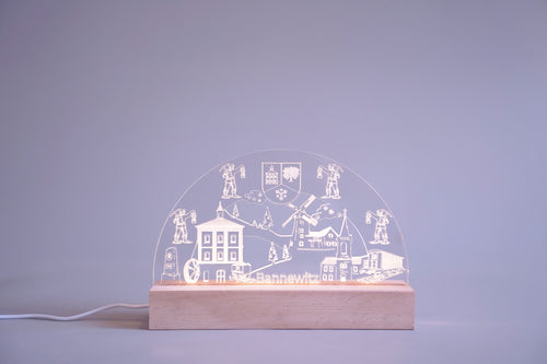 Bannewitzer Schwibbogen Acryl LED Lampe