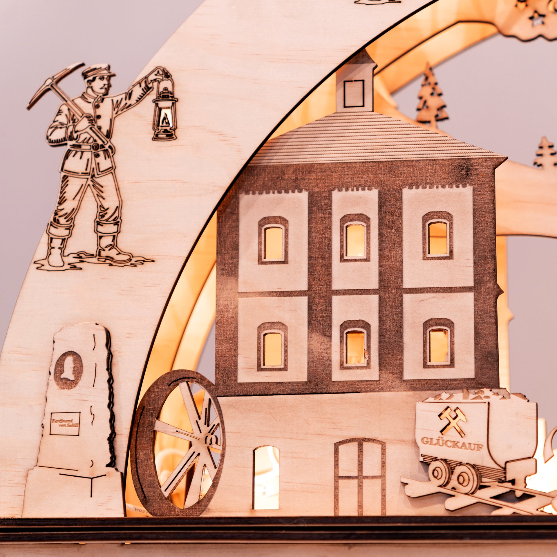 Bannewitzer Schwibbogen + Unterbau