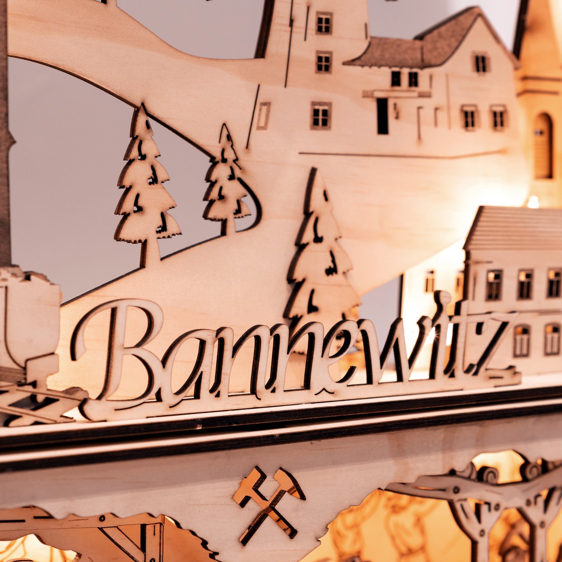 Bannewitzer Schwibbogen + Unterbau