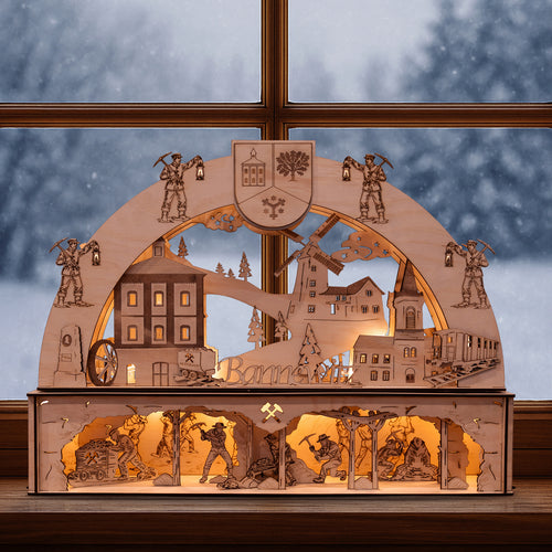 Bannewitzer Schwibbogen + Unterbau